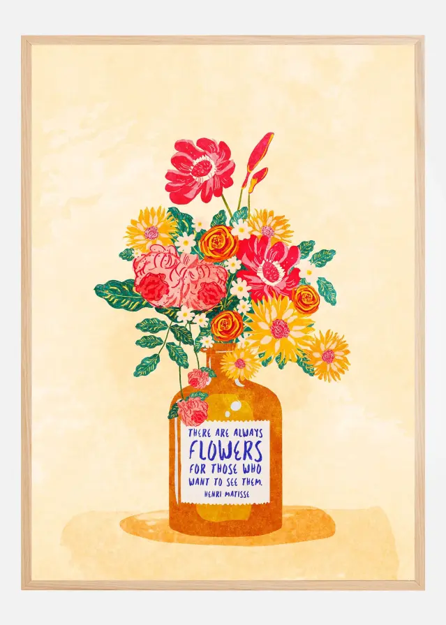 Always flowers Poster