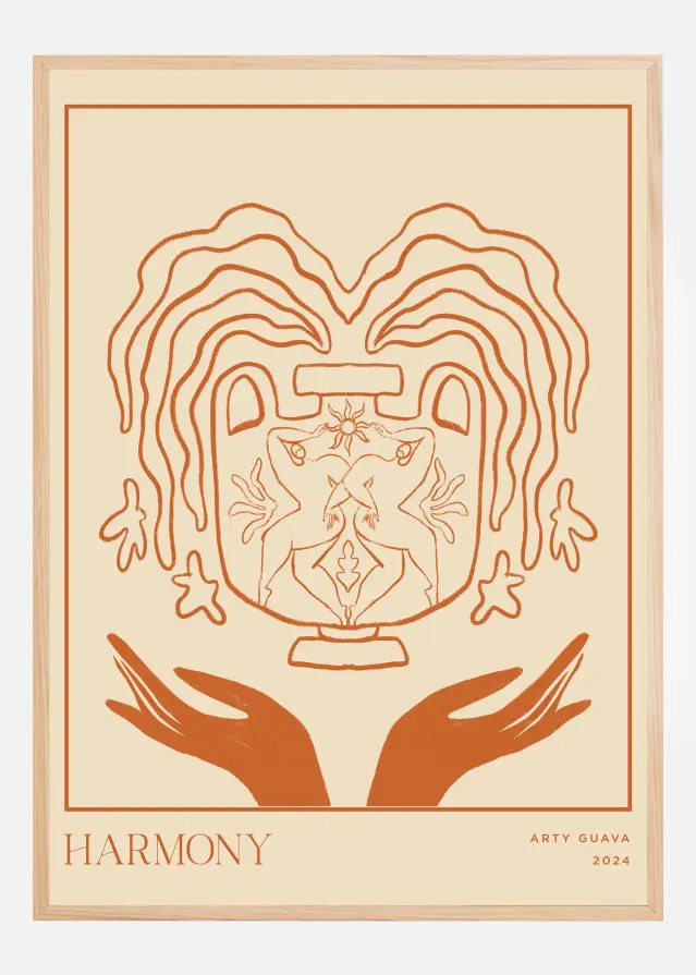 Vessel Collection : Harmony (LineArt) Poster