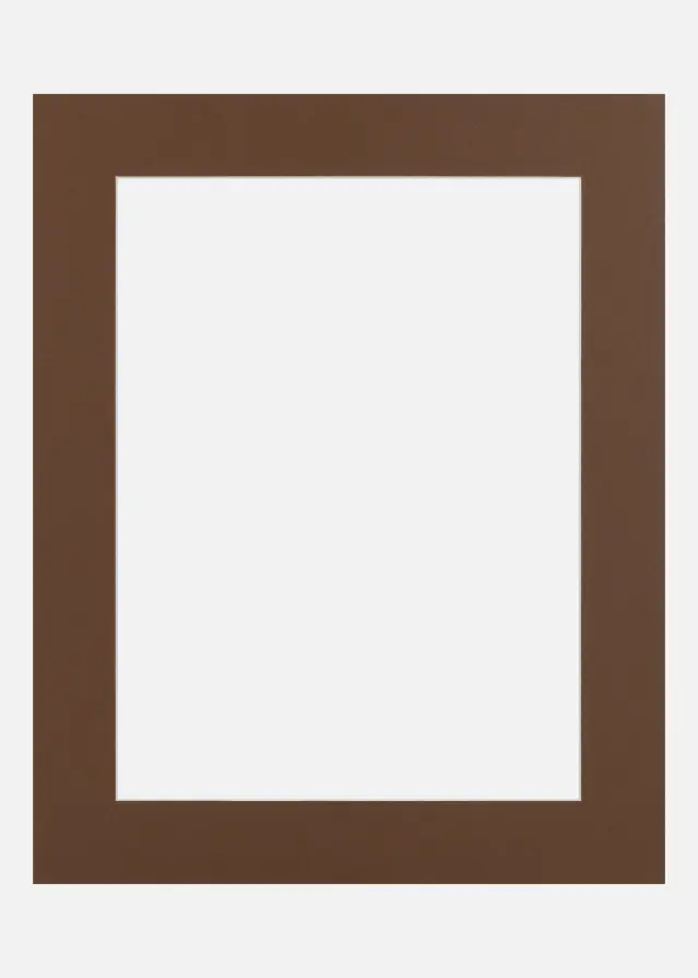Passe-partout Milk Chocolate (noyau blanc) 40x50 cm (29x39)