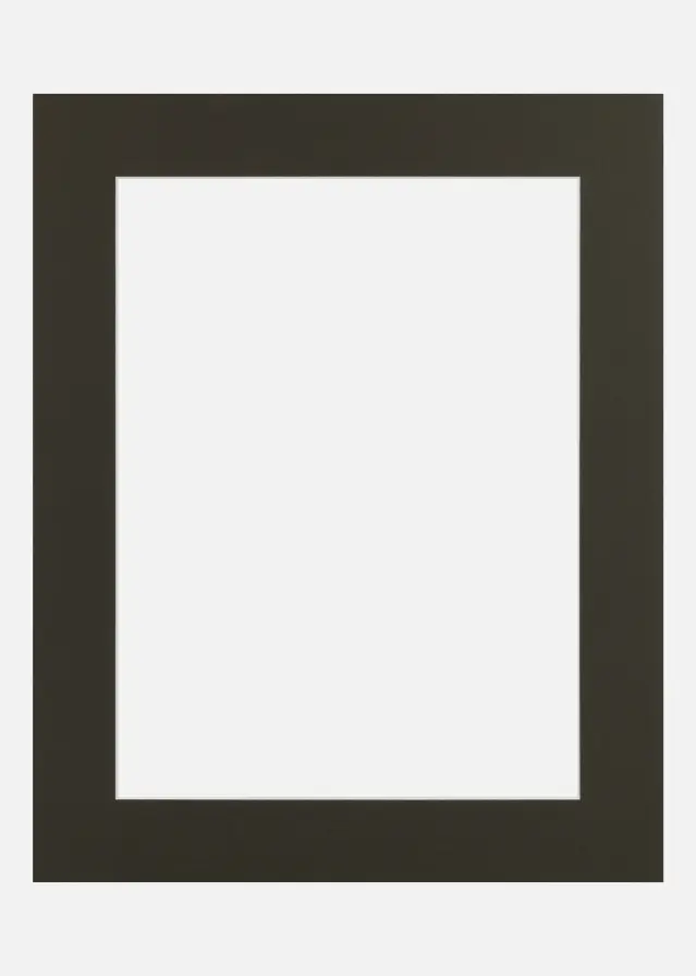 Passe-partout Sierra Olive (noyau blanc) 40x50 cm (28,7x41 - A3)