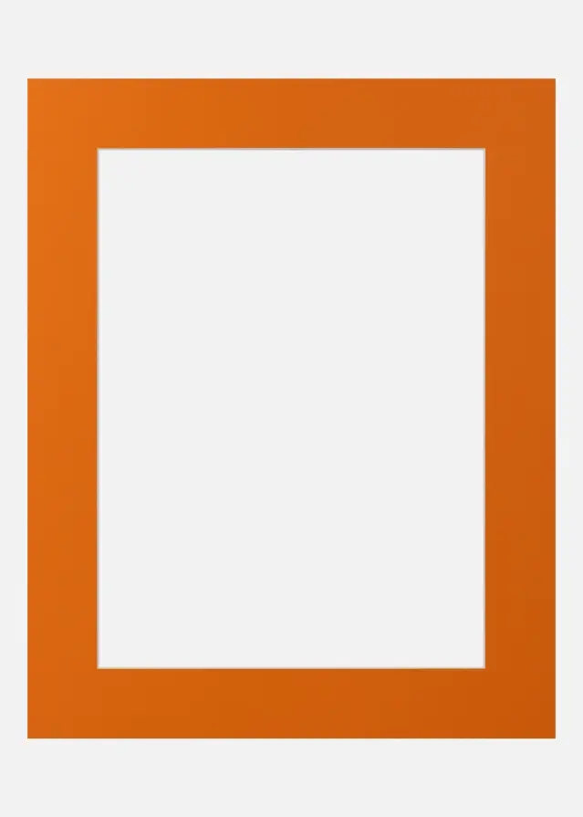 Passe-partout Blaze Orange (noyau blanc) 40x50 cm (29x39)