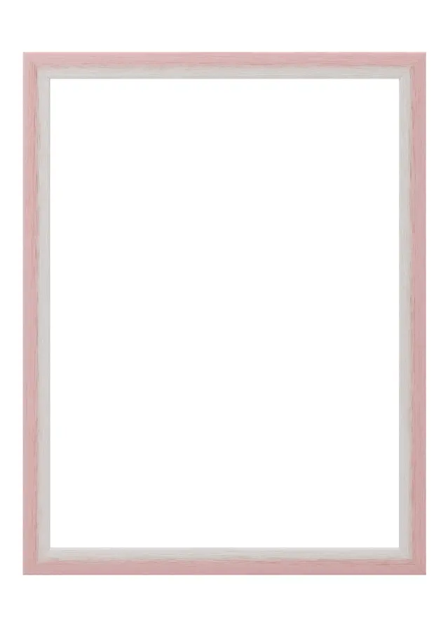 Cadre Cornwall Verre Acrylique Rose 50x70 cm