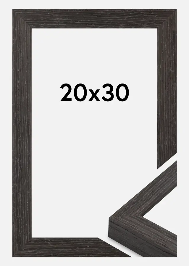 Cadre Cotswold Verre Acrylique Gris 20x30 cm