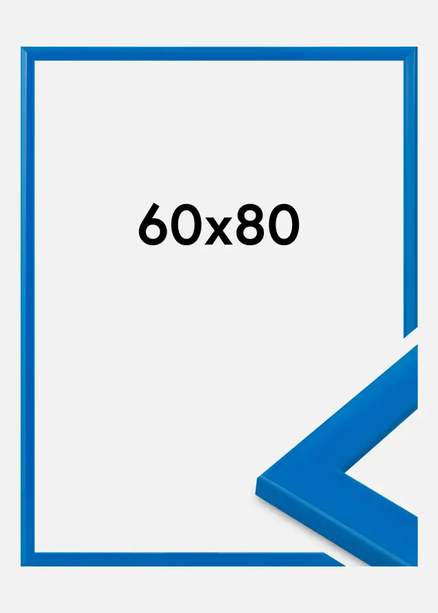 Cadre Dorset Verre Acrylique Bleu 60x80 cm