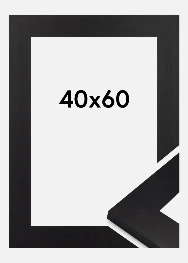 Cadre Dover Verre Acrylique Noir 40x60 cm