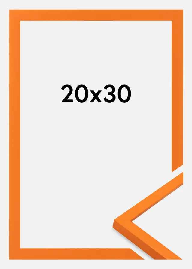 Cadre Kent Verre Acrylique Orange 20x30 cm