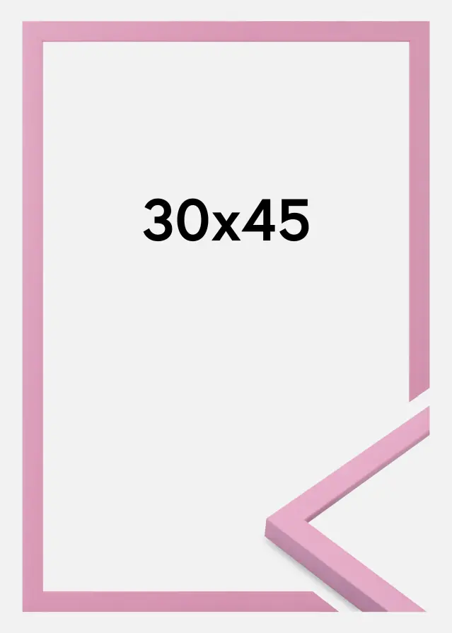 Cadre Kent Verre Acrylique Rose 30x45 cm