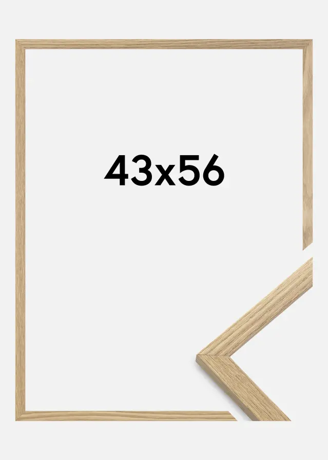 Cadre Trendy Verre Acrylique Chêne 43x56 cm