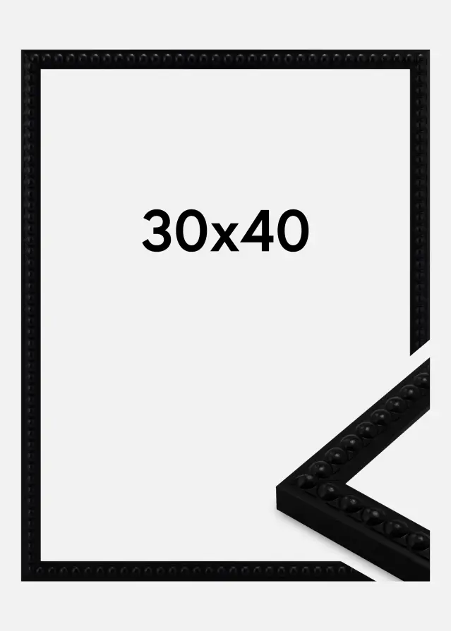 Cadre Perla Verre Acrylique Black 30x40 cm