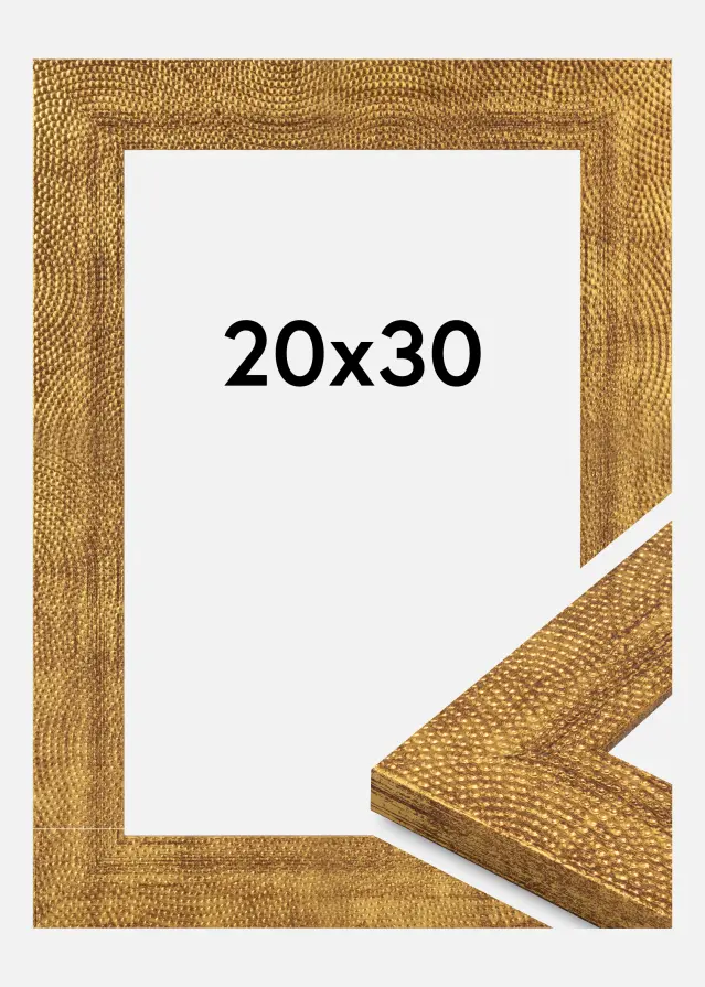 Cadre Linea Verre Acrylique Gold 20x30 cm