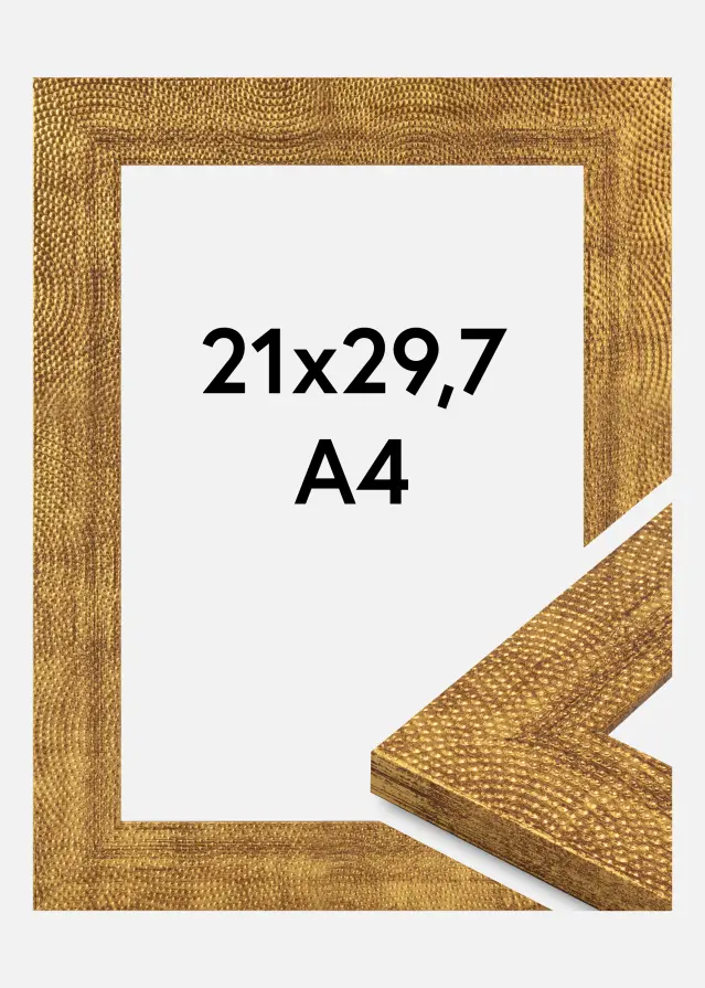 Cadre Linea Verre Acrylique Gold 21x29.7 cm (A4)