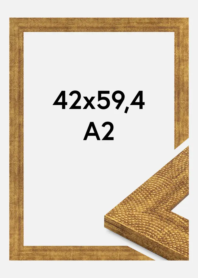 Cadre Linea Verre Acrylique Gold 42x59.4 cm (A2)