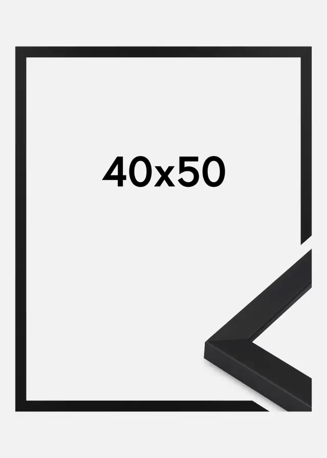 Cadre Oban Verre Acrylique Noir 40x50 cm