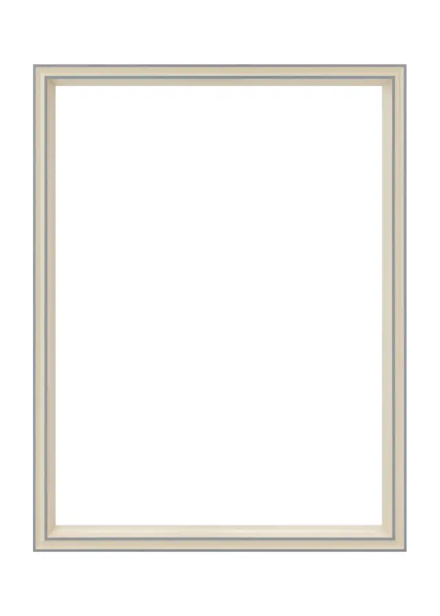 Cadre Riga Verre Acrylique Stone White / Bluish Grey 30x40 cm