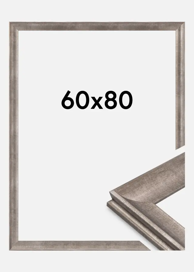 Cadre Conca Verre Acrylique Argent 60x80 cm