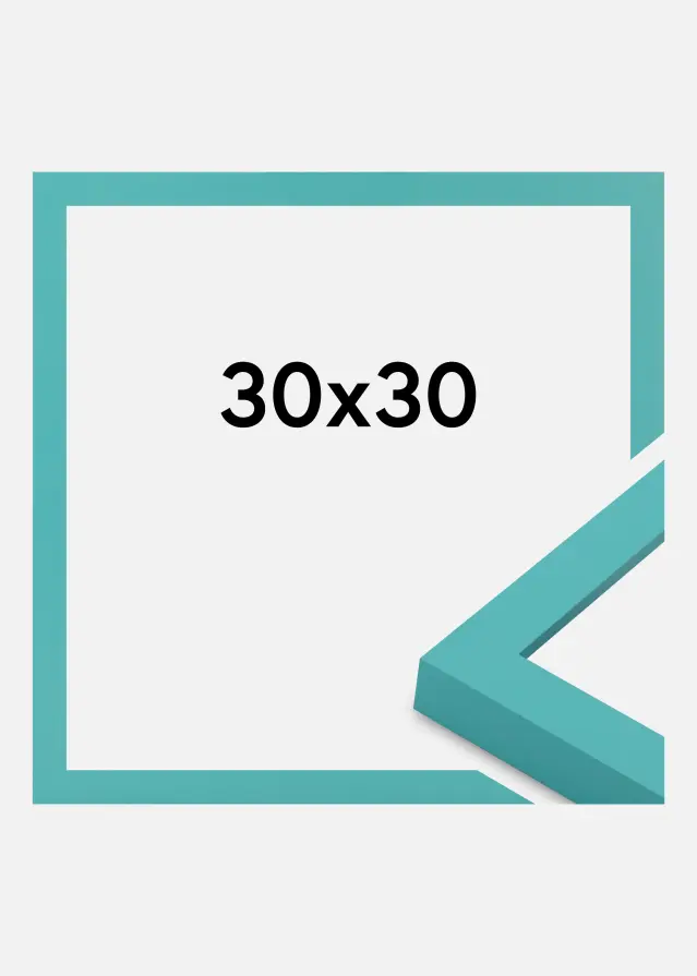 Cadre Selection Verre Acrylique Aqua Blue 30x30 cm