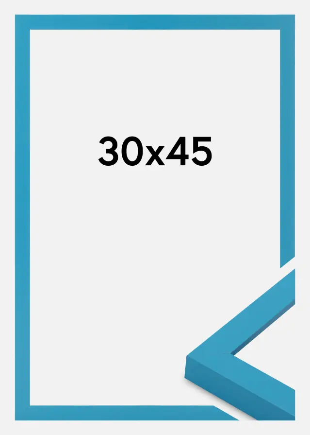 Cadre Selection Verre Acrylique Light Blue 30x45 cm