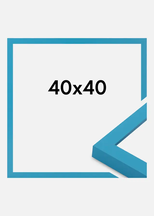 Cadre Selection Verre Acrylique Light Blue 40x40 cm