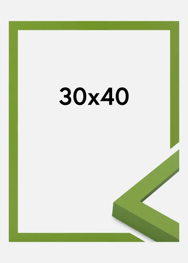 Cadre Selection Verre Acrylique Lime Green 30x40 cm