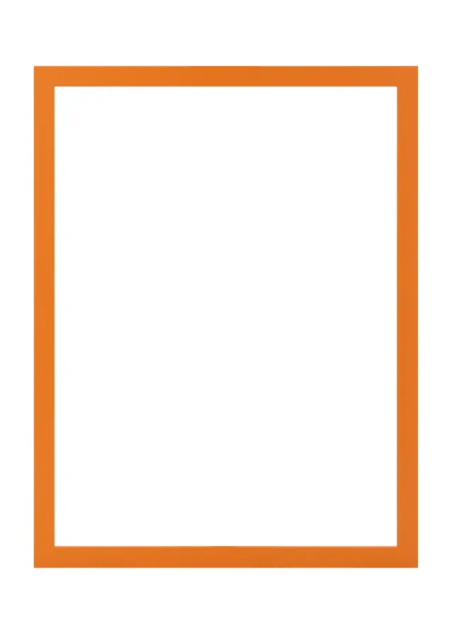 Cadre Selection Verre Acrylique Orange 30x45 cm
