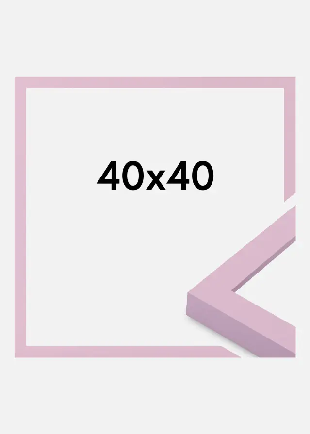 Cadre Selection Verre Acrylique Pink 40x40 cm