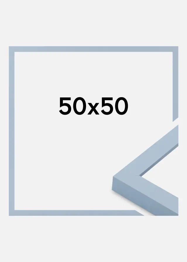 Cadre Selection Verre Acrylique Sky Blue 50x50 cm