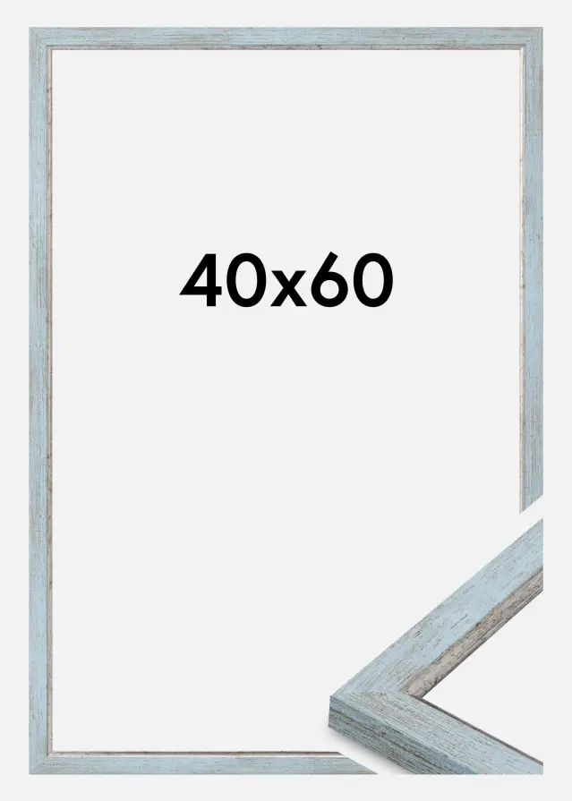 Cadre Whitby Verre Acrylique Bleu 40x60 cm