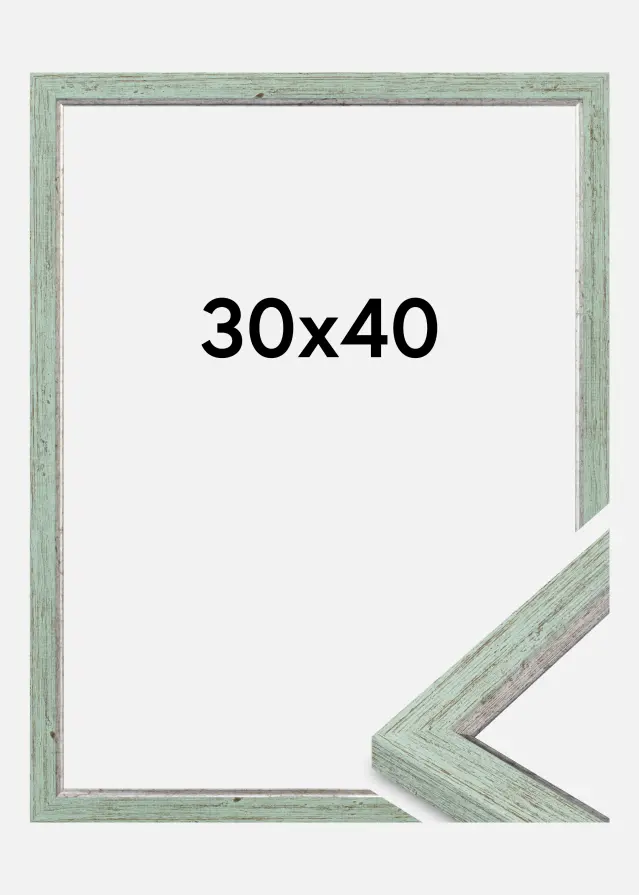 Cadre Whitby Verre Acrylique Vert 30x40 cm