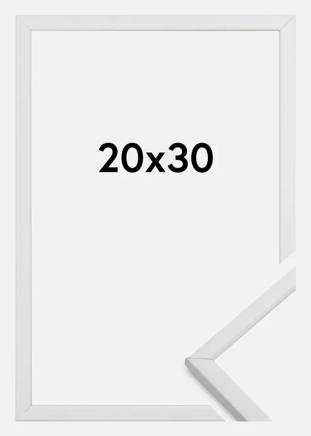 Cadre Galant Verre Acrylique Blanc 20x30 cm