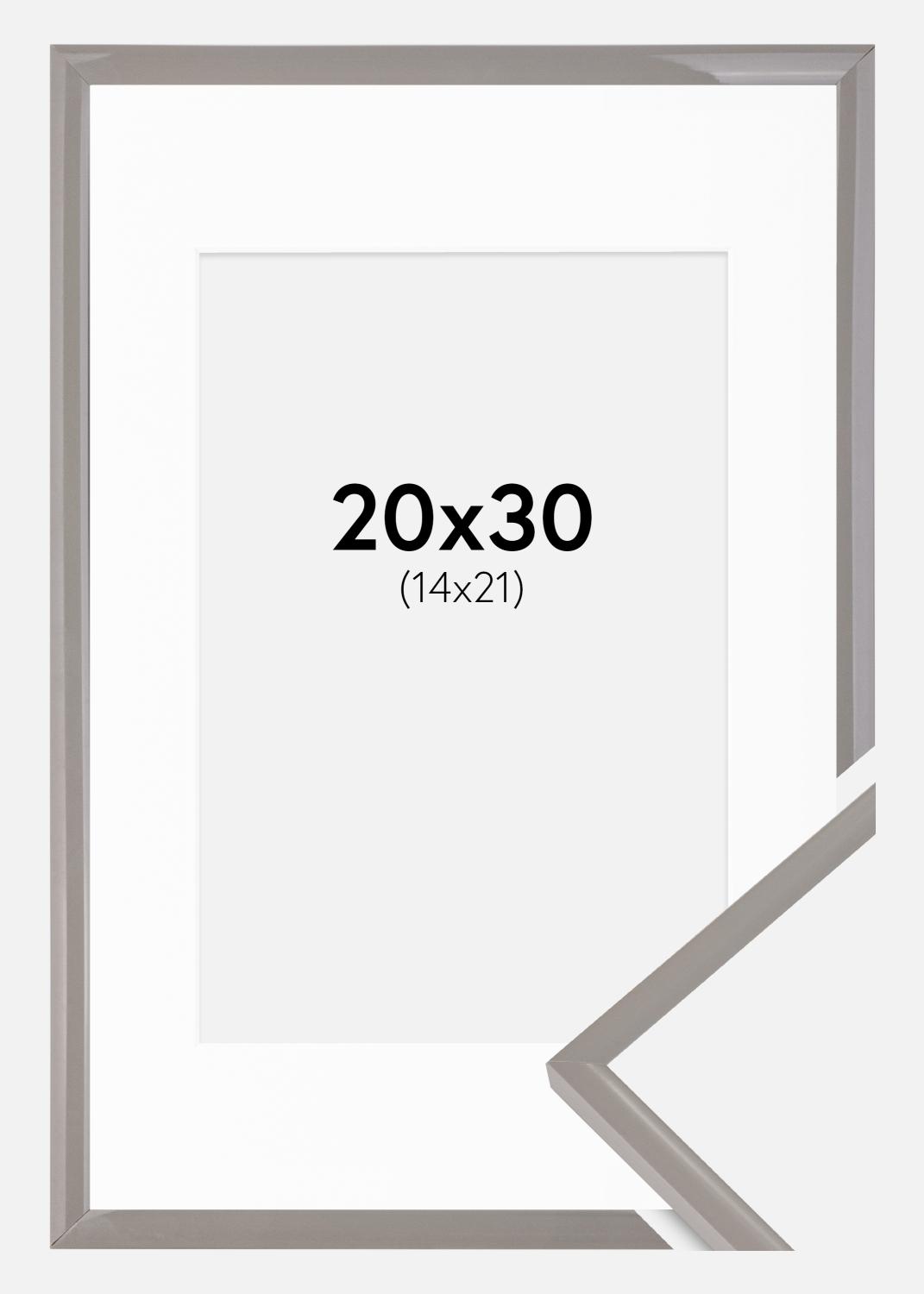 Product Image for Cadre New Lifestyle Earth Grey 20x30 cm - Passe-partout Blanc 15x22 cm