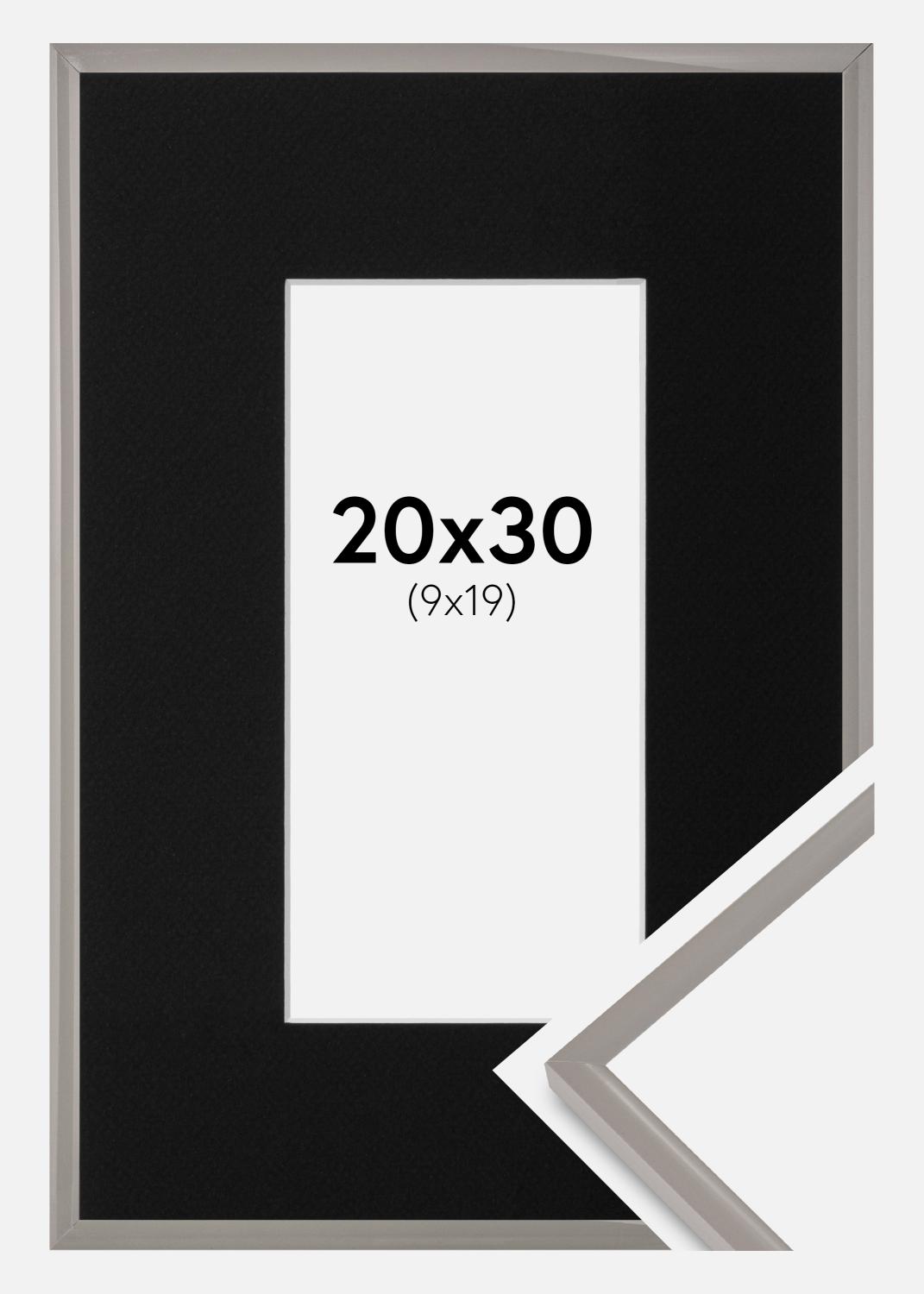 Product Image for Cadre New Lifestyle Earth Grey 20x30 cm - Passe-partout Noir 10x20 cm