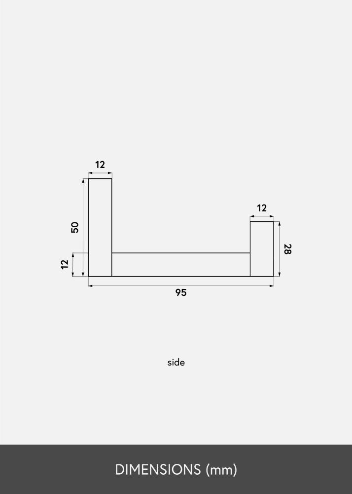 Étagère porte-cadres Blanc 90 cm