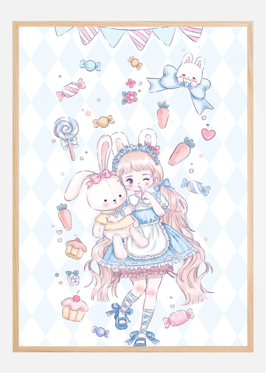 Product Image for Sweet Candy Girl Poster (21x29.7 cm (A4))