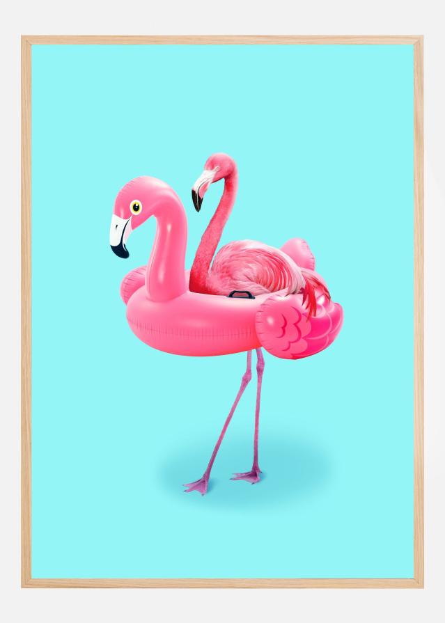 Flamingo on Resort Poster