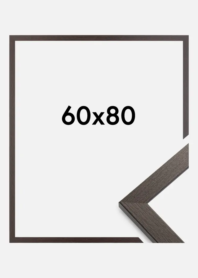 Cadre Stilren Verre Acrylique Wenge 60x80 cm