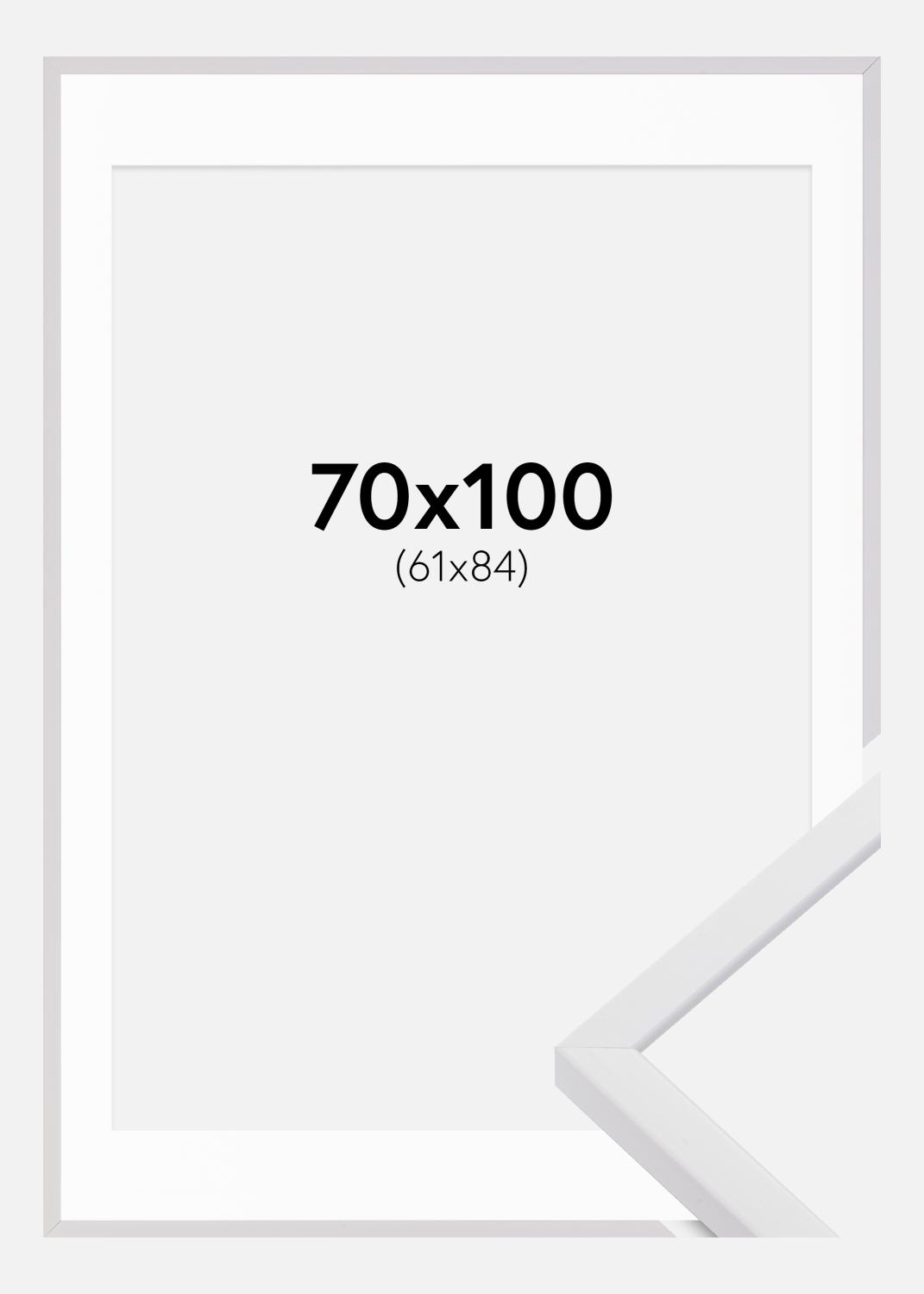 Product Image for Cadre E-Line Wide Blanc 70x100 cm - Passe-partout Blanc 62x85 cm