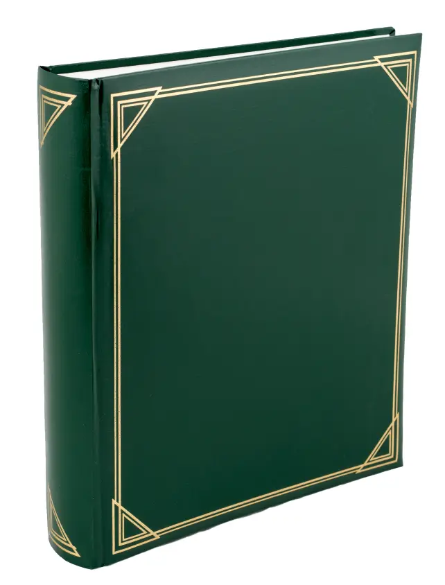 Henzo Promo Album Vert - 29x33 cm (100 pages blanches / 50 feuilles)