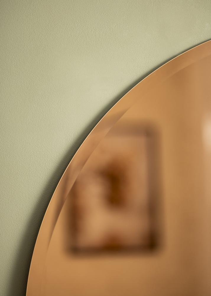 KAILA Miroir rond Rose Gold Deluxe diamètre 90 cm