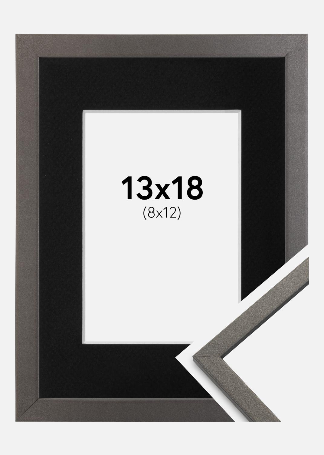 Product Image for Cadre Edsbyn Graphite 13x18 cm - Passe-partout Noir 9x13 cm
