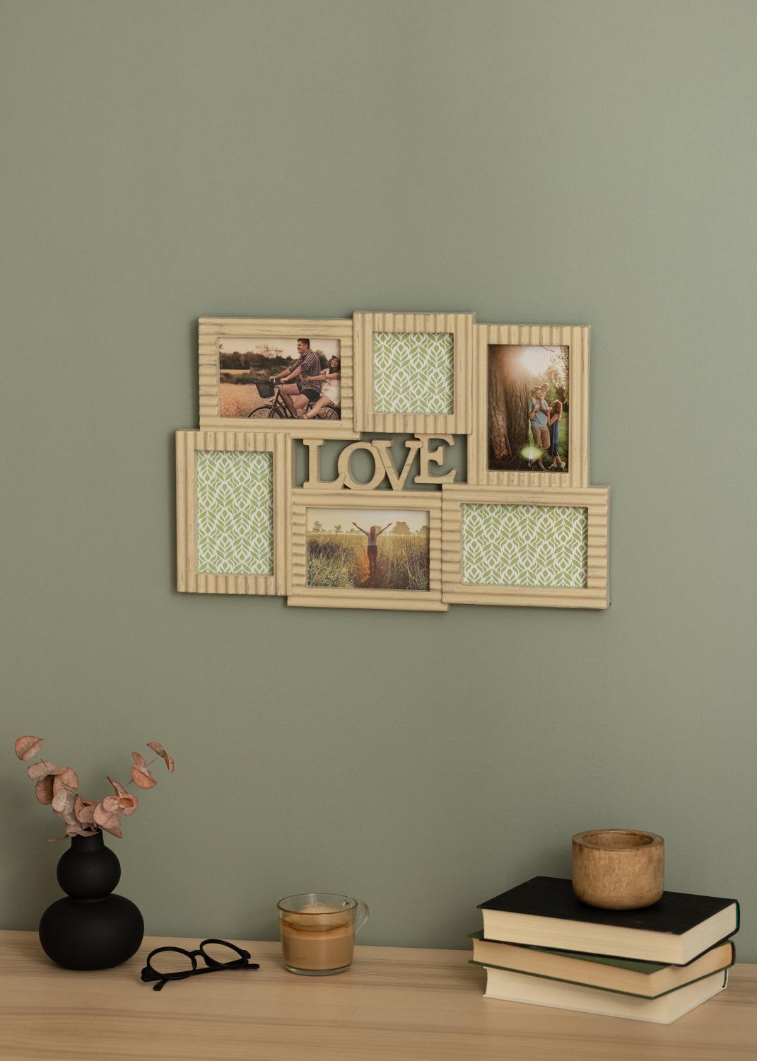 Product Image for LOVE Cadre collage Crème - 6 images