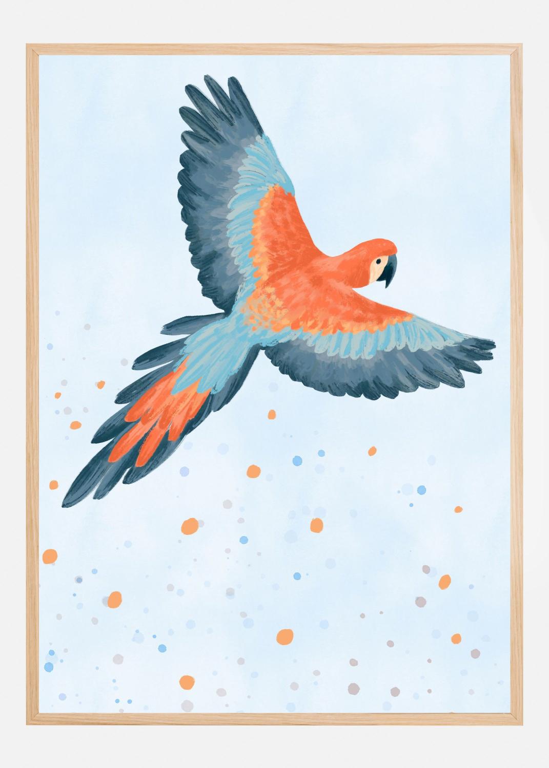 Product Image for Fly With Me (blue) Poster (21x29.7 cm (A4))