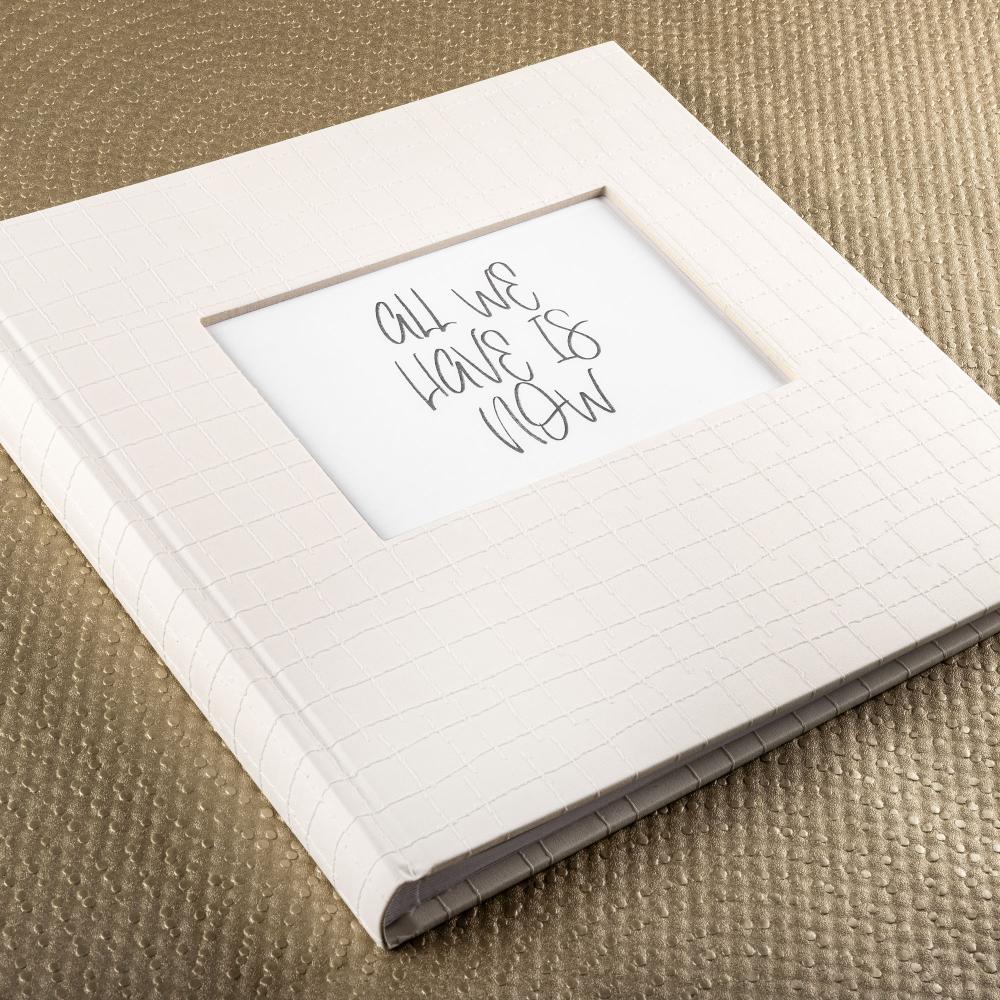 Allround Album Blanc - 22,5x24 cm (40 Pages blanches / 20 Feuilles)