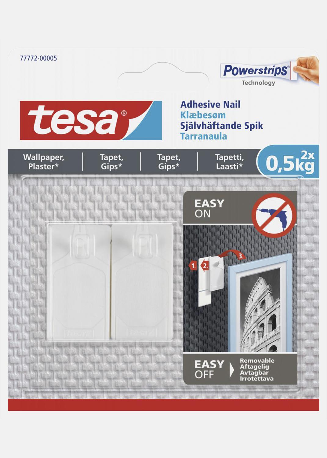 Product Image for Tesa - Clou autocollant pour tous types de murs (max 2x0,5kg)
