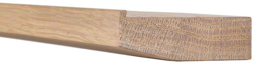 Étagère porte-cadres Batjuma Chêne massif - 93 cm