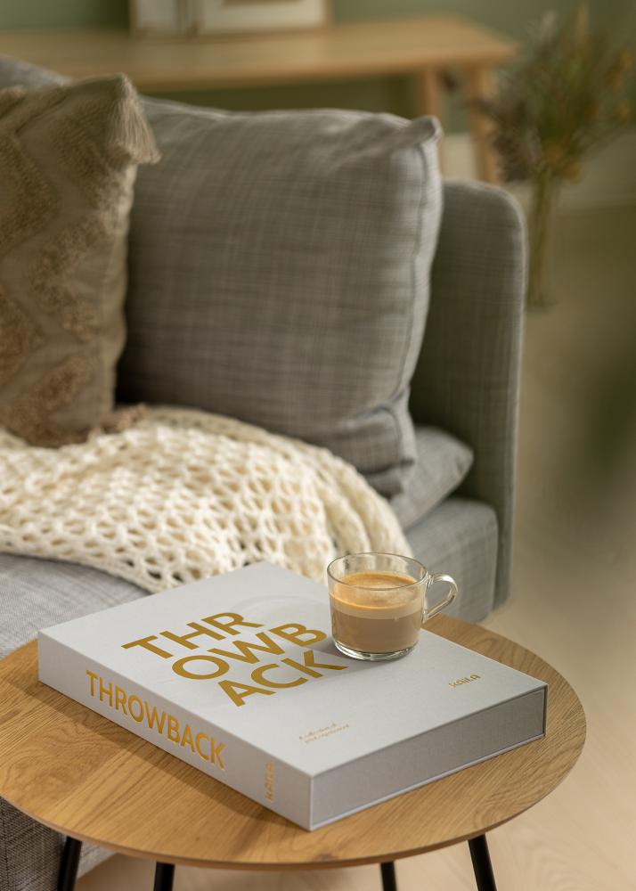 KAILA THROWBACK Grey XL - Coffee Table Photo Album (20 Pages Noires)