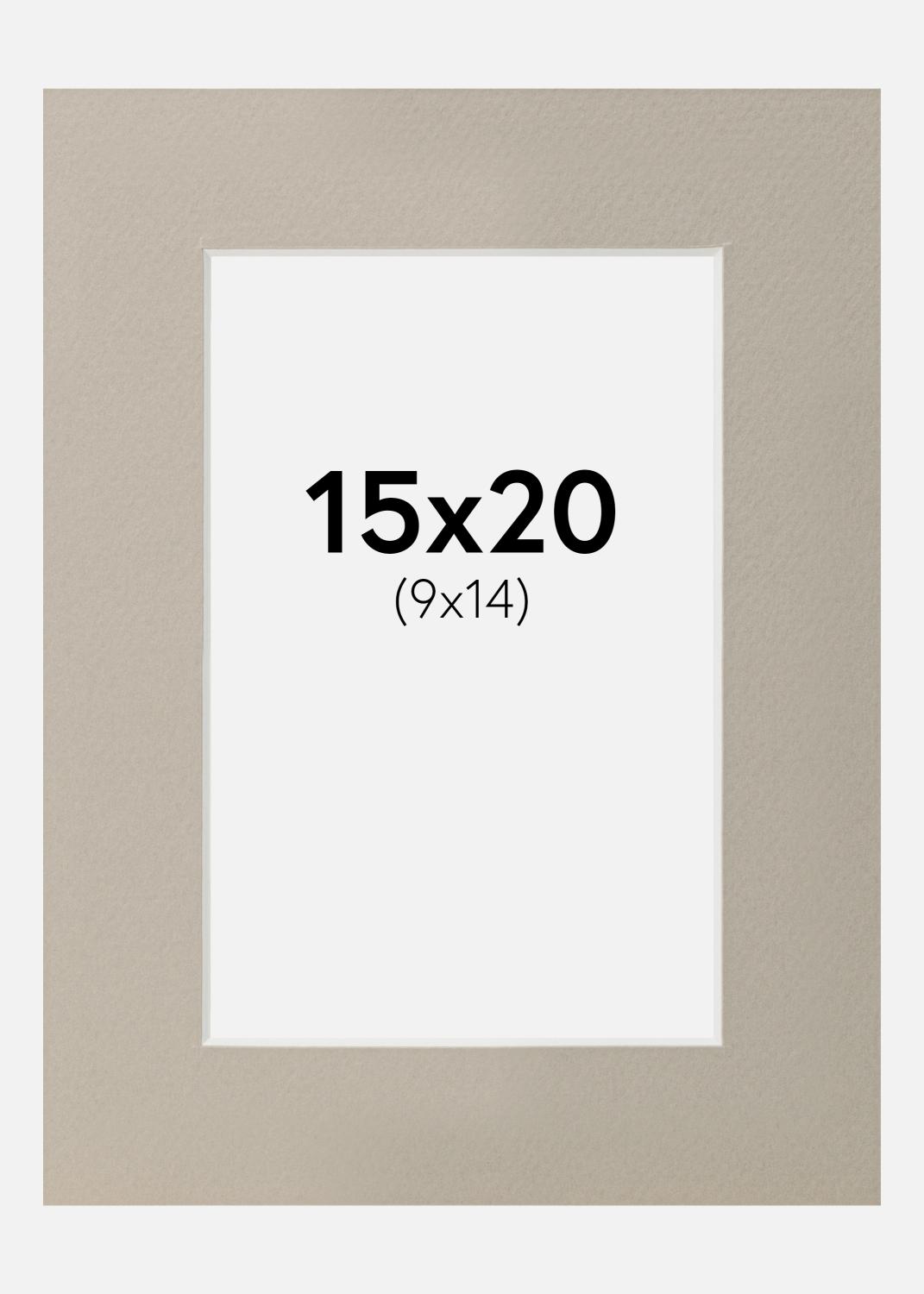Product Image for Passe-partout Gris Perle 15x20 cm (9x14)