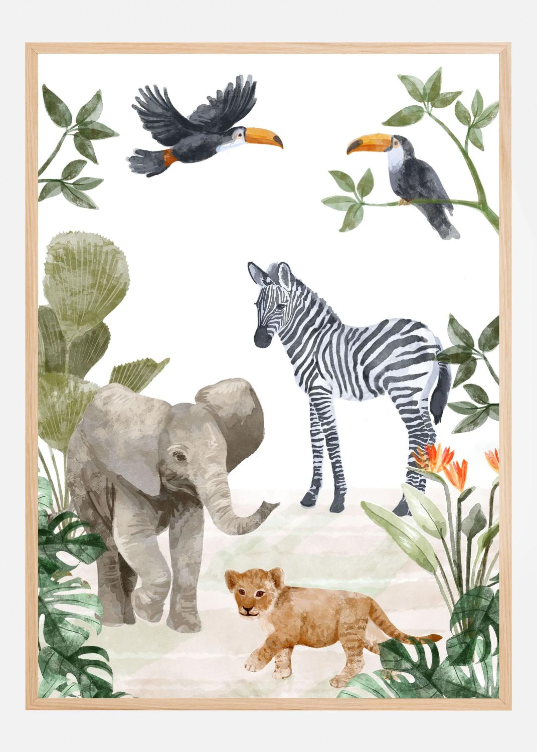 Product Image for Jungle Babies Poster (30x40 cm)