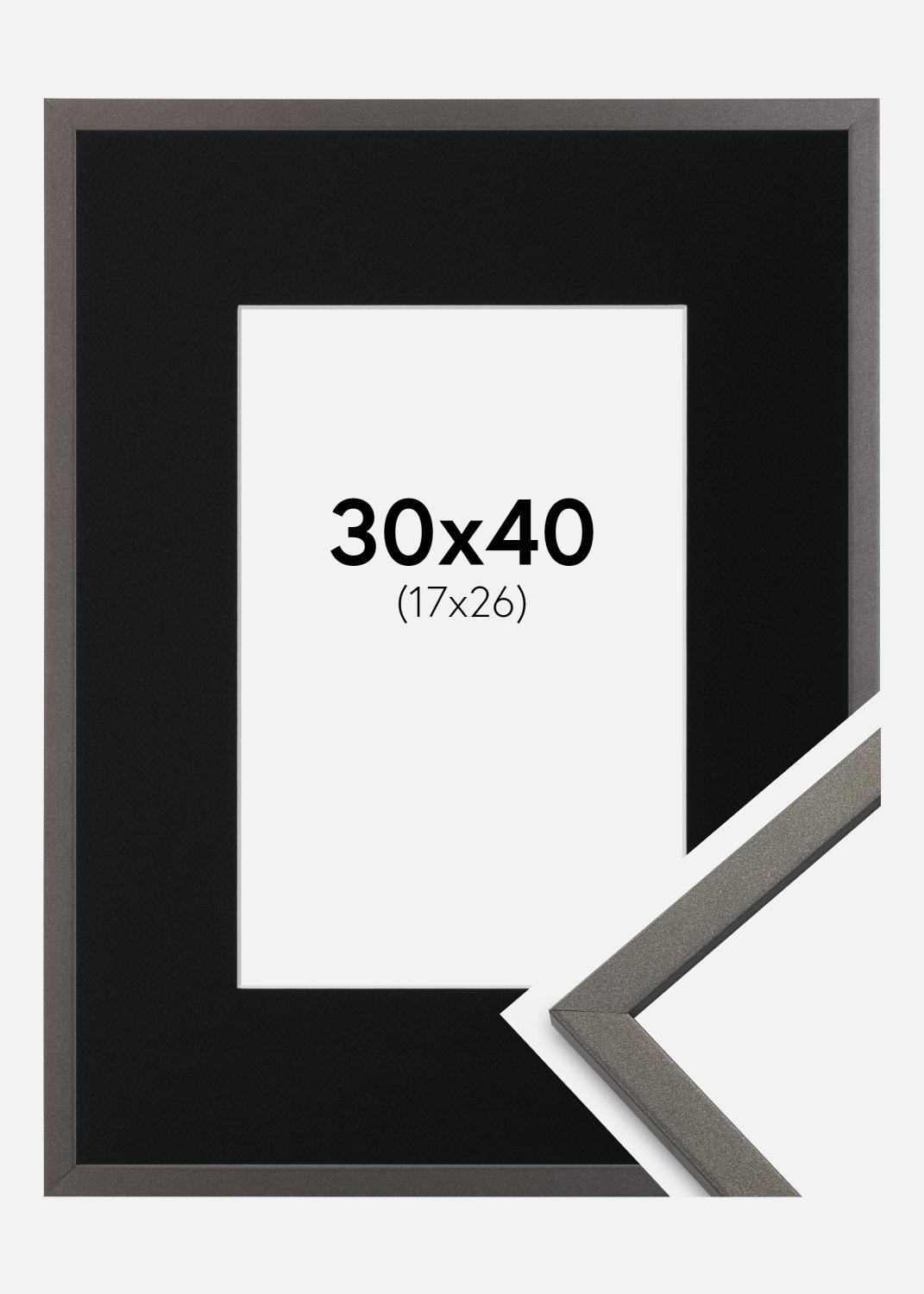 Product Image for Cadre Edsbyn Graphite 30x40 cm - Passe-partout Noir 18x27 cm