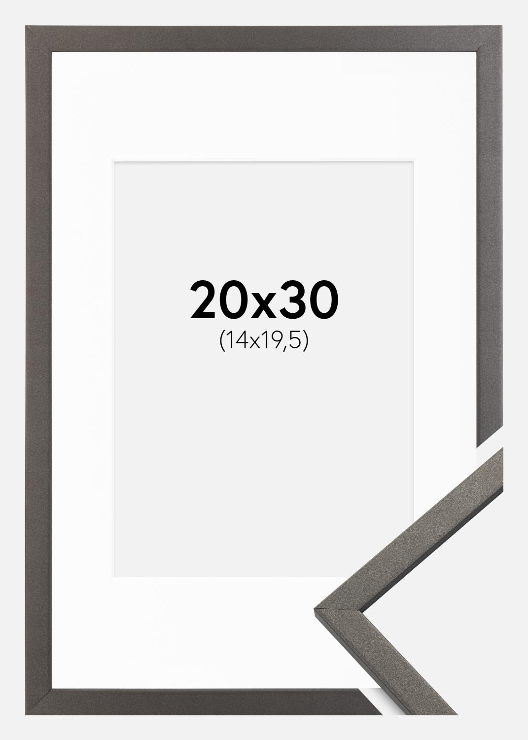 Product Image for Cadre Edsbyn Graphite 20x30 cm - Passe-partout Blanc 15x21 cm (A5)