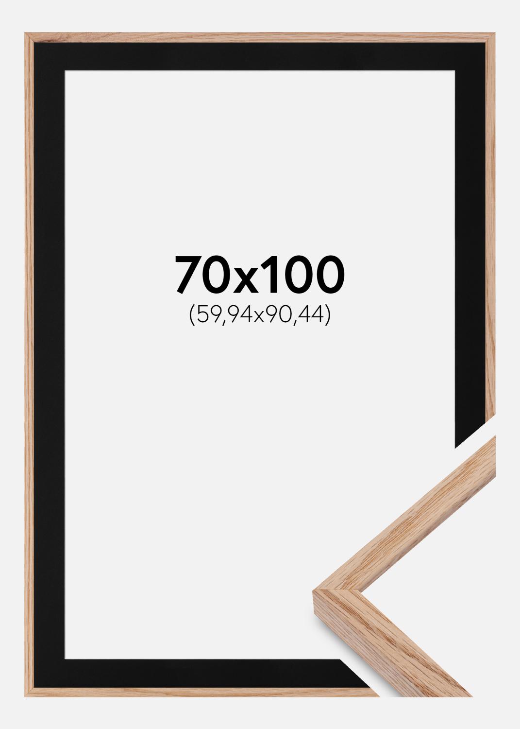 Product Image for Cadre E-Line Wide Chêne 70x100 cm - Passe-partout Noir 24x36 pouces